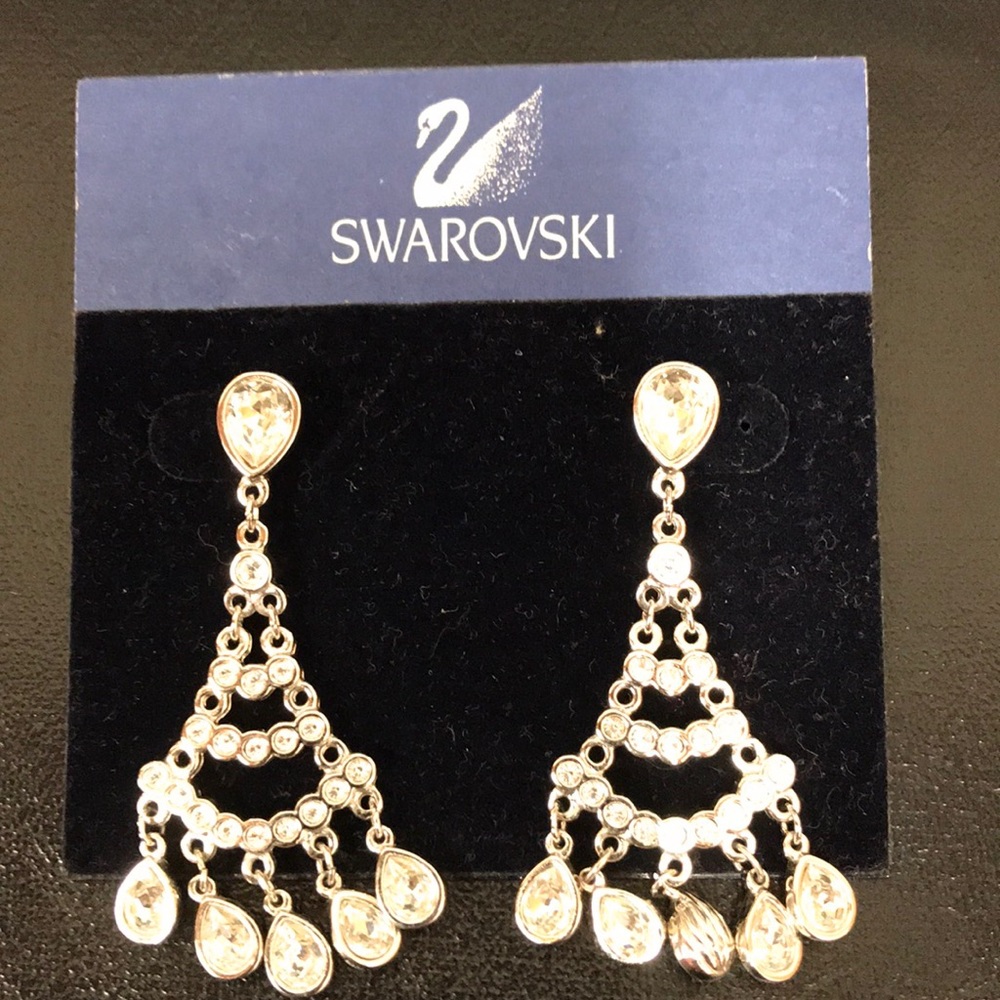 Vintage Swarovski Chandelier Earrings